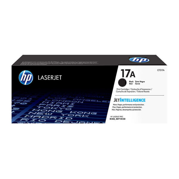 HP 17A Black Toner Cartridge-1,600 pages original